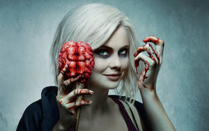 Izombie Liv Moore With A Brain Ice Cream Wallpaper