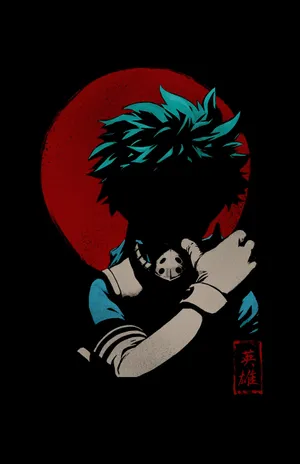Izuku Midoriya Shines Brightly In My Hero Academia Wallpaper