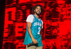 J Cole Basketball Jersey Wallpaper