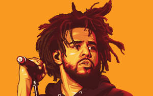 J Cole Pop Art Wallpaper