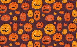 Jack-o-lantern Ready For Halloween Wallpaper