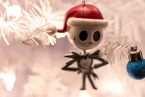 Jack Skellington Christmas Ornament Wallpaper
