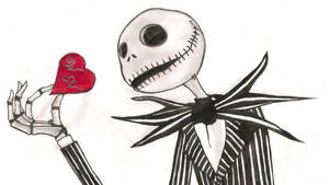 Jack Skellington Sketch Art Wallpaper