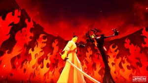 Jack Vs Aku Samurai Jack Wallpaper