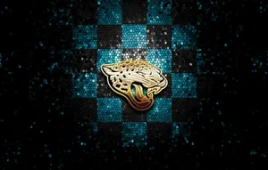 Jacksonville Jaguars Checkered Wall Wallpaper