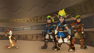 Jak 2 Cartoon Art Wallpaper