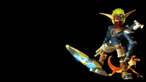 Jak 2 In Black Minimalist Wallpaper