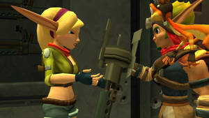 Jak 3 Tess Jak And Daxter Wallpaper