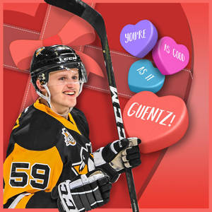 Jake Guentzel No. 59 Ice Hockey Player Wallpaper