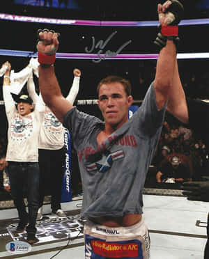 Jake Shields Victory At Ufc 121 Wallpaper