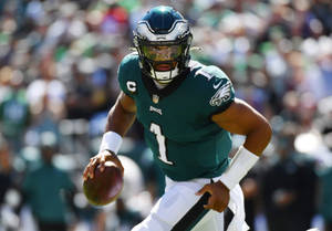 Jalen Hurts Leads Philadelphia Eagles Wallpaper