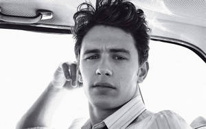 James Franco Young Car Photo Wallpaper