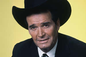 James Garner Cowboy Hat Portrait Wallpaper