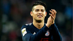 James Rodriguez Clapping Hands Wallpaper