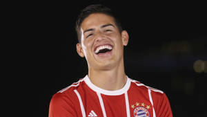 James Rodriguez Happy Face Wallpaper