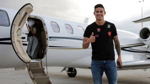 James Rodriguez In Casual Attire Wallpaper