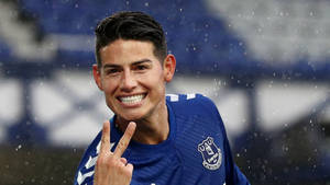 James Rodriguez Peace Sign Wallpaper