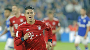 James Rodriguez Wacky Face Wallpaper