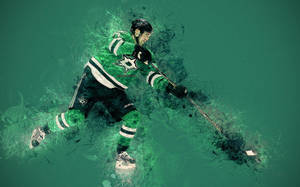 Jamie Benn Graphic Art Poster Aura Wallpaper