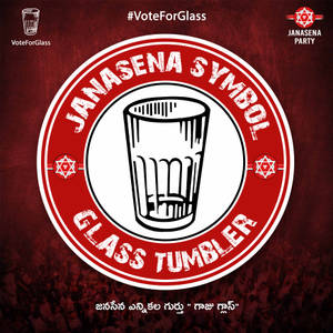 Janasena Party Glass Tumbler Wallpaper