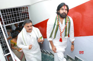 Janasena Party Pawan Kalyan Stairs Wallpaper