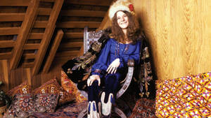 Janis Joplin Creative Photograph Wallpaper