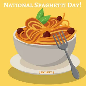 January National Spaghetti Day Wallpaper