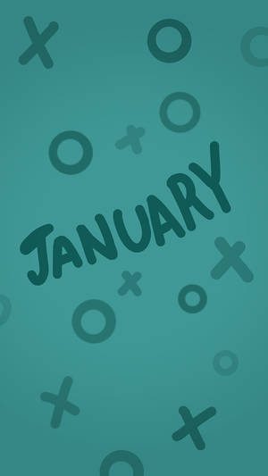 January Xo Doodle Calendar Wallpaper Wallpaper