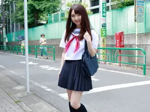 Japanese Girl Student Wallpaper