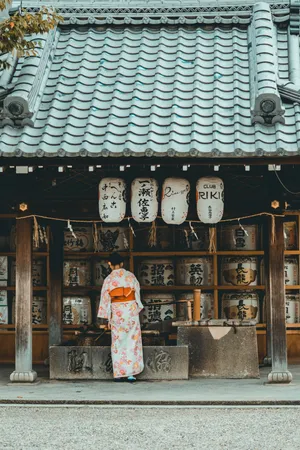Japanese Hd Girl In Kimono Wallpaper