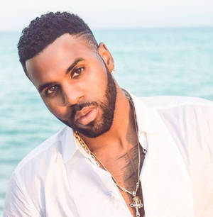 Jason Derulo Beach Photoshoot Wallpaper