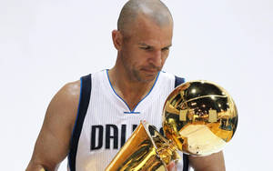 Jason Kidd Champion's Trophy Wallpaper