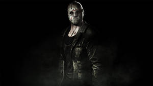 Jason Voorhees Black & White Wallpaper