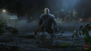 Jason Voorhees On The Water Wallpaper