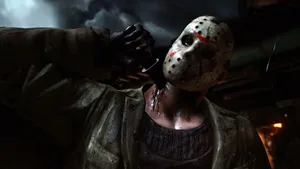 Jason Voorhees Pierced Knife Wallpaper
