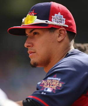 Javier Baez In A Candid Moment Wallpaper