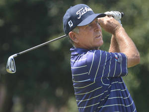 Jay Haas Watching His Tee Shot Wallpaper