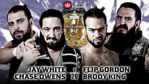 Jay White With Chase Owens Tag Team Duo Wallpaper