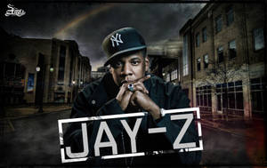 Jay-z With Buildings Wallpaper