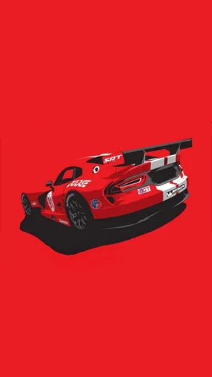 Jdm Art Chrysler Viper Red Wallpaper