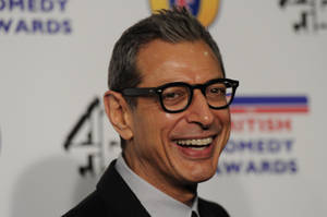 Jeff Goldblum British Comedy Awards Wallpaper