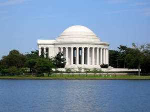 Jefferson Memorial Side View Wallpaper