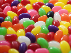 Jellybean Candies Background Wallpaper