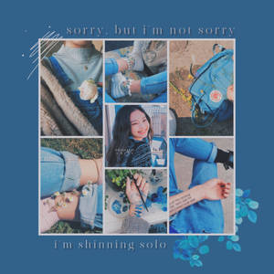 Jennie Kim Blue Aesthetic Wallpaper