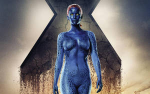 Jennifer Lawrence Mystique Blue X-men Wallpaper