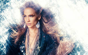 Jennifer Lopez Brilliantly Sparkles Wallpaper