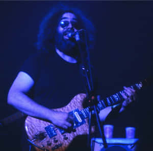 Jerry Garcia Performing Live Wallpaper