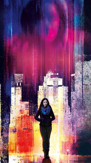 Jessica Jones City Buildings Artwork Wallpaper