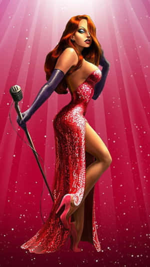 Jessica Rabbit Singing Performance Wallpaper