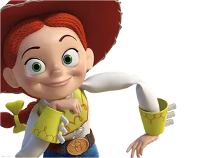 Jessie Toy Story Posing Happily Wallpaper